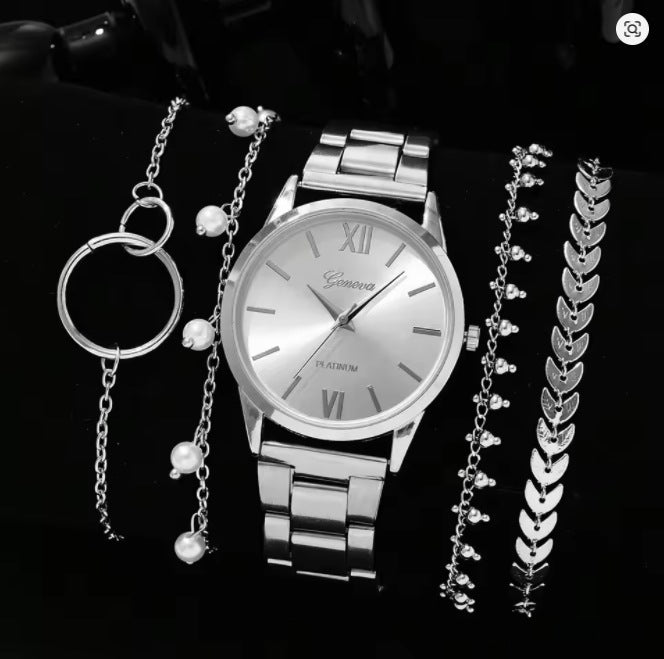 El Toque Chic de Cynthia: Reloj + Brazalete