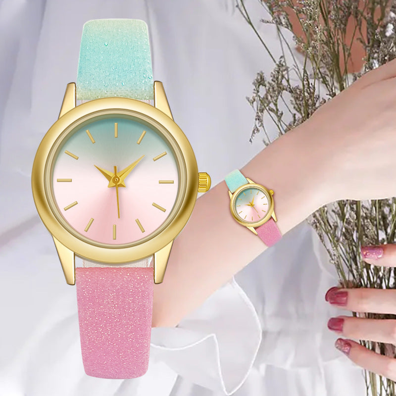 Colección de Cynthia: Reloj Casual con Cinturón Chic