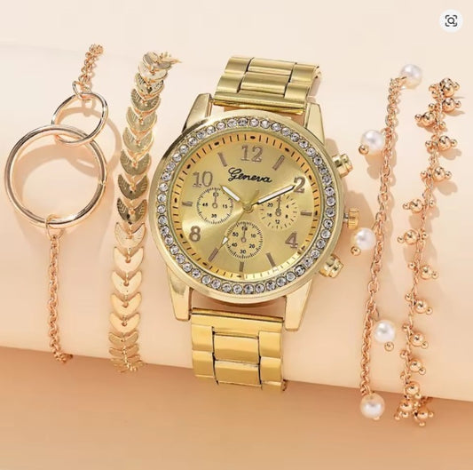 El Toque Chic de Cynthia: Reloj + Brazalete